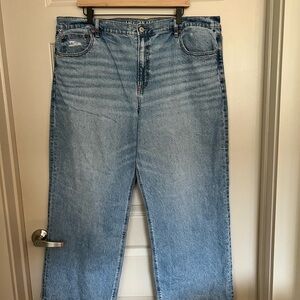 American Eagle Outfitters Stovepipe Light Blue Denim Jeans